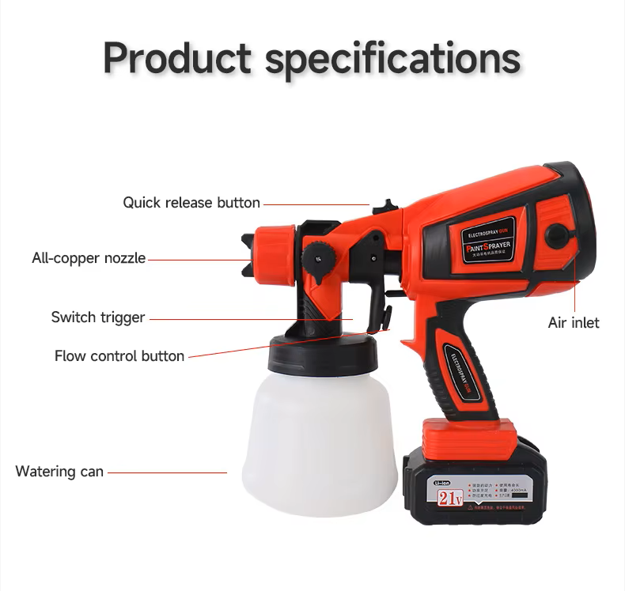 Portable Electric Spray Paint Gun