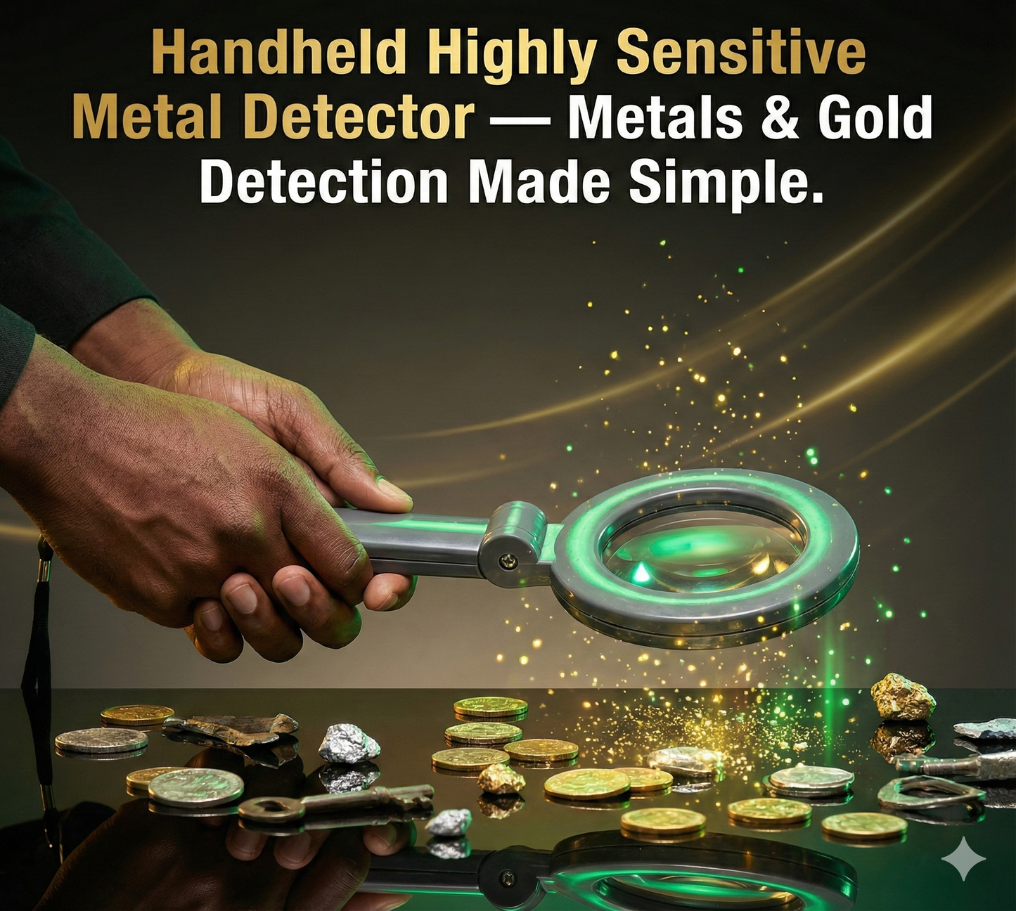 Handheld Highly Sensitive Metal Detectors