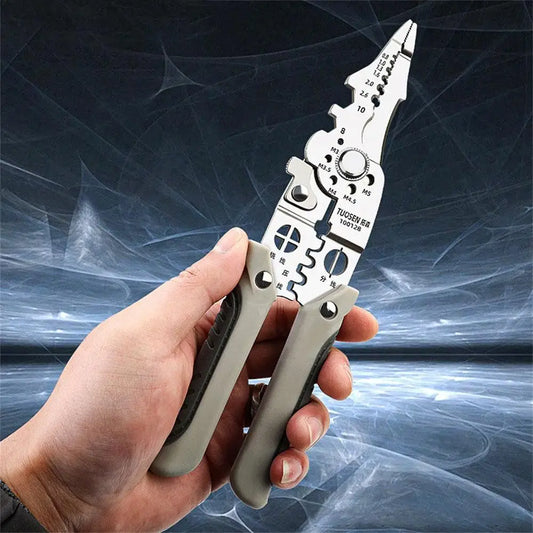 Multifunctional Wire Stripper Crimper Cable Cutter Pliers